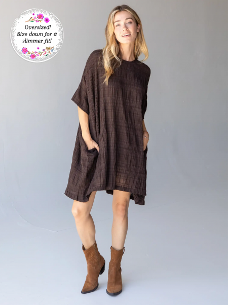 Lindsay Dress - Brown